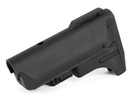 Retractable M4 stock with magazine compartment - black [SLONG Airsoft]