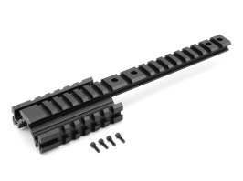 Three-sided RIS rail for VSR-10 - black [SLONG Airsoft]