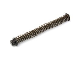 Enhanced recoil spring with guide for WE Glock G17, 18, 34, 35 - black [SLONG Airsoft]
