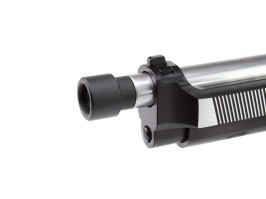 Pistols suppressor (silencer) adaptor from +11 to -14mm (SL00116) - black cap [SLONG Airsoft]