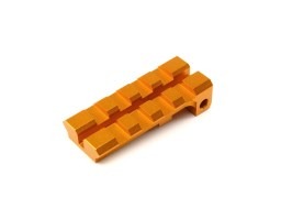 Short Red dot mount rail for WE / Marui G series pistol slide - gold [SLONG Airsoft]