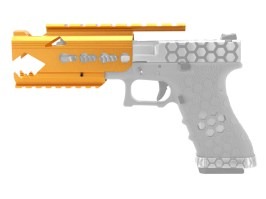 Soporte táctico KeyMod para pistola WE serie G - dorado [SLONG Airsoft]