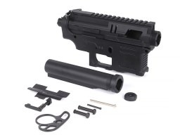Kompletní nylonové tělo M4 s tubusem pažby - černé [SLONG Airsoft]