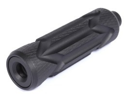 Kovový tlumič 128 x 35mm (SL10336A) - černý [SLONG Airsoft]