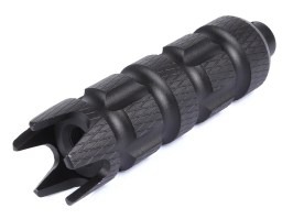 Kovový tlumič 128 x 35mm (SL10338A) - černý [SLONG Airsoft]