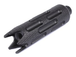 Kovový tlumič 128 x 35mm (SL10339A) - černý [SLONG Airsoft]