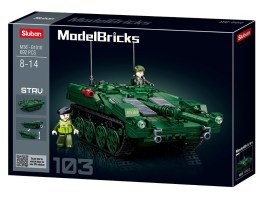 Stavebnica Model Bricks M38-B1010 Hlavný bojový tank STRV103 [Sluban]