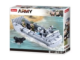 Stavebnice ARMY WW2 M38-B0855 Vyloďovací člun [Sluban]