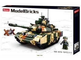 Stavebnica Model Bricks M38-B0756 Veľký bojový tank [Sluban]
