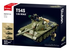 Stavebnica Model Bricks M38-B1135 Stredný tank T54S 3v1 [Sluban]