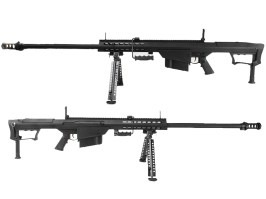 M107 BARRETT (SW-013A), full metal, bipod + scope, black [Snow Wolf]