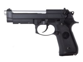 Airsoft pistol M9A1, gas blowback (GBB) - Black [Snow Wolf]