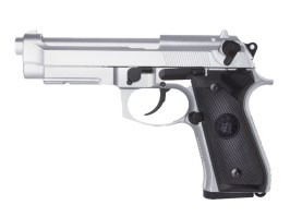 Airsoft pistol M9A1, gas blowback (GBB) - Silver [Snow Wolf]