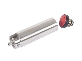 Steel cylinder with integrated head and silent piston head - full, V2 [Snow Wolf]