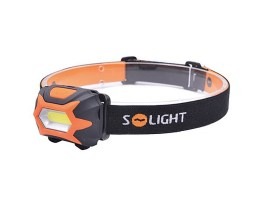 Headlamp WH25 LED 3W COB, 150 lm, AAA batteries [Solight]