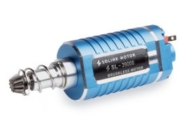 Brushless motor SX-1 Black 39k RPM with RPM control - long shaft [SOLINK]