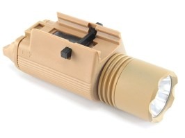 Taktická svítilna M3 LED s RIS montáží na zbraň - TAN [S&T]