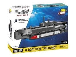 WW II U-boat XXVII Seehund (1:72) [Cobi]