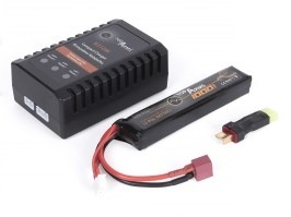 Combo set: nabíječka Li-Po, Li-Ion baterií B310W +11.1V 1000mAh baterie [TopArms]