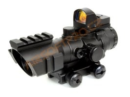 Rhino 4X32 Scope with the red dot [Theta Optics]