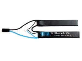 Battery Li-Po 7,4V 1200mAh 25C - Mini CQB with the Tamiya [TITAN]