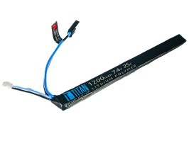 Batterie Li-Po 7,4V 1200mAh 25C - Mini AK stick avec le Tamiya [TITAN]