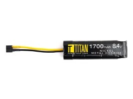 Batterie NiMH 8,4V 1700mAh - Bloc avec le doyen [TITAN]