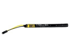 Batterie NiMH 8,4V 1700mAh - Mini AK stick avec le Tamiya [TITAN]