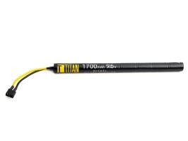 Akumulátor NiMH 9,6V 1700mAh - Mini AK stick s Dean konektorem [TITAN]