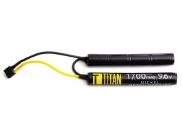 Batterie NiMH 9,6V 1700mAh - Mini CQB avec le doyen [TITAN]