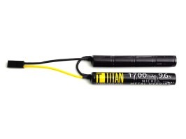 Battery NiMH 9,6V 1700mAh - Mini CQB with the Tamiya [TITAN]