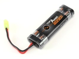 NiMH Battery 9.6V 1600mAh - Mini block [TopArms]