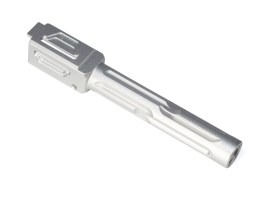 CNC fixní vnější hlaveň pro Umarex/VFC G 17 Gen.5, +11mm závit - stříbrná [TTI AIRSOFT]