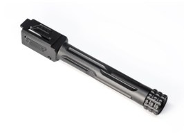 CNC fixní vnější hlaveň pro Umarex/VFC G 17 Gen.5, -14mm závit - černá [TTI AIRSOFT]