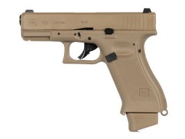 Airsoft pistol Glock 19X, metal slide, CO2 blowback - Coyote [UMAREX]