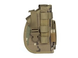 Étui universel pour ceinture de pistolet/MOLLE avec pochette pour chargeur - Multicam [AITAG]