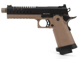 Airsoft GBB pistol Hi-Capa 5.1, black-TAN [Vorsk]