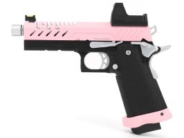 Airsoft GBB pistol Hi-Capa 4.3 + Red Dot, Pink [Vorsk]