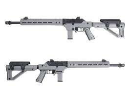 Airsoftová plynová puška VMP-2D GBB (1.9J/450FPS-Semi-Only) - černá/šedá [Vorsk]