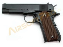Airsoftová pistole 1943 A1 4.3” - plyn, blowback, celokov, 2x zásobník [WE]