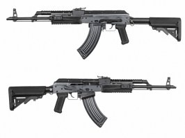 Fusil airsoft AK PMC GBB - full metal, blowback - noir [WE]
