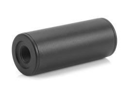 Silenciador metálico 85 x 35 mm - negro [Well]