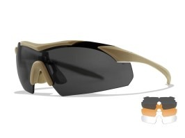 Ochranné brýle VAPOR 2.5 TAN - čiré, tmavé, bronzové [WileyX]