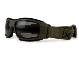 Lunettes LYNX, monture Olive Drab - claires, fumées [WileyX]