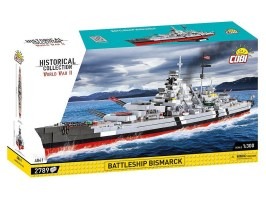 Stavebnice WW II Bismarck (1:300) [Cobi]