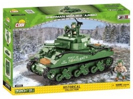 Stavebnice WW II Sherman M4A3E2 Jumbo [Cobi]