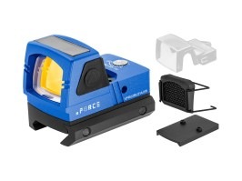 Solar Powered Mini Red Dot Sight - Blue [xFORCE]