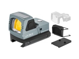 Solar Powered Mini Red Dot Sight - Grey [xFORCE]