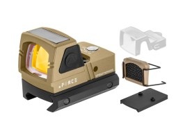 Solar Powered Mini Red Dot Sight - TAN [xFORCE]