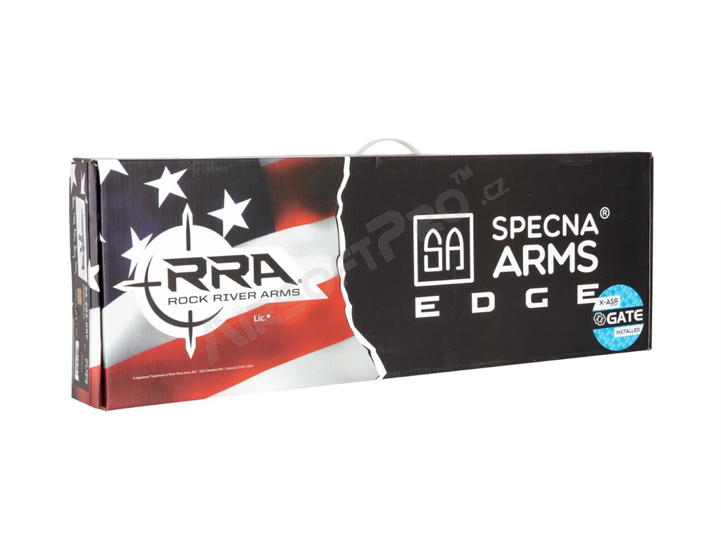 Rifle de airsoft RRA SA-E04 EDGE™ Carbine Replica - negro [Specna Arms]